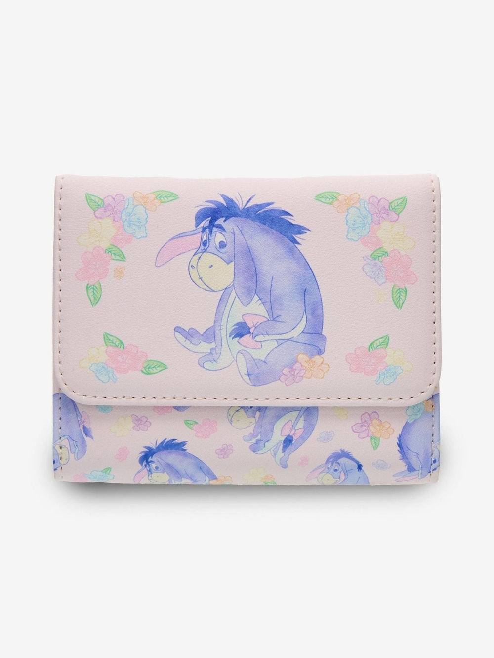 Loungefly Winnie The Pooh Eeyore Floral Mini Wallet Disney nwt